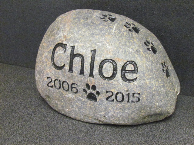 Memorial Gallery - Custom Engraved Stone and Rock